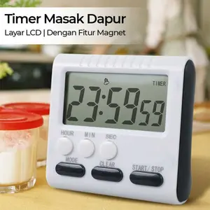 Timer Masak Dapur Magnetic Stand Kitchen Countdown Clock JS-183
