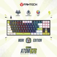 Gambar FANTECH ATOM87 ATOM-87 MK877S V2 MORI EDITION WIRED MECHANICAL GAMING KEYBOARD RGB 80% LAYOUT - BLACK-WHITE, RED SWITCH dari GGSTORESBY Kota Surabaya 3 Tokopedia