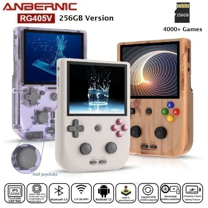 ANBERNIC RG405V 256GB - Dual Mode Emulator Retro Game Handheld Console