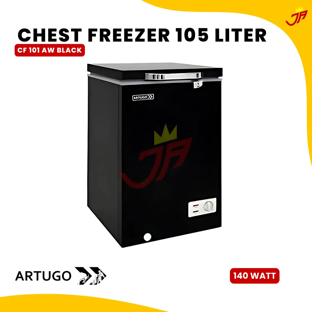 ARTUGO Chest Freezer CF-101-AW / CF 101 AW / CF-101AW Cf 101aw Cooler Box Hitam