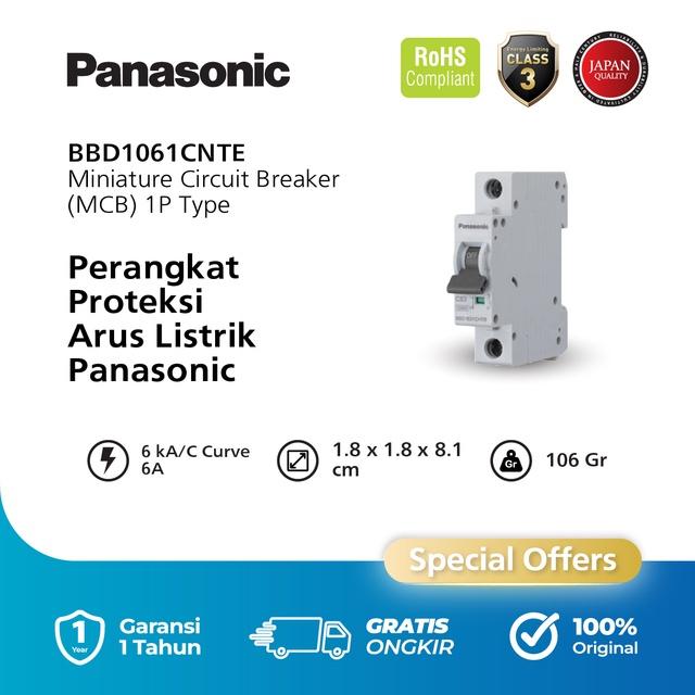 Gambar Panasonic MCB 6kA 1P1E 6A C Type dari Panasonic Indonesia Kota Bekasi Tokopedia