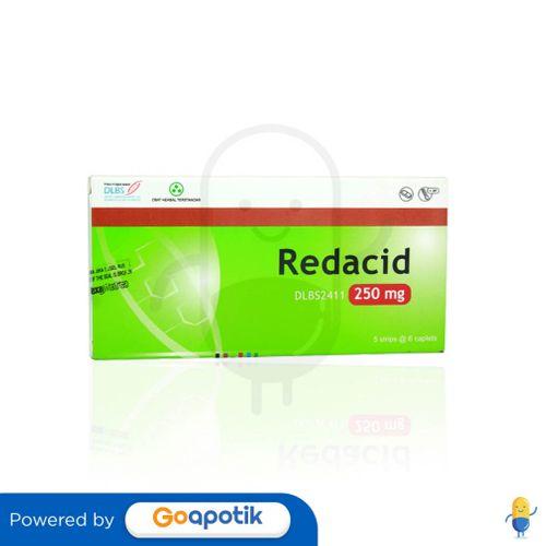Gambar REDACID 250 MG BOX 30 KAPLET dari GoApotik Kota Administrasi Jakarta Selatan Tokopedia