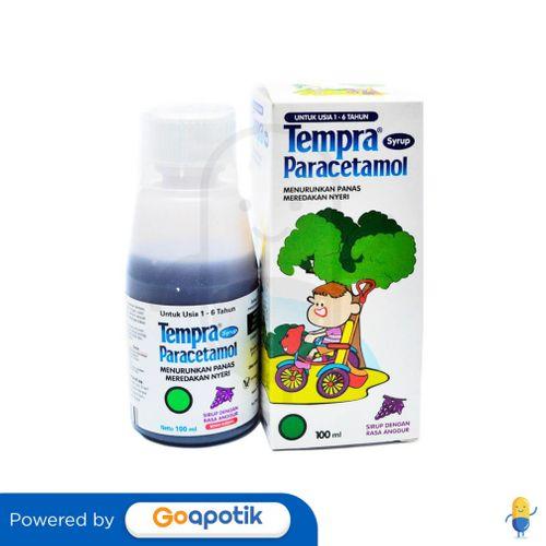 Gambar TEMPRA RASA ANGGUR SIRUP 100 ML dari Apotek Farma Medika by GoApotik Kota Tangerang Selatan Tokopedia