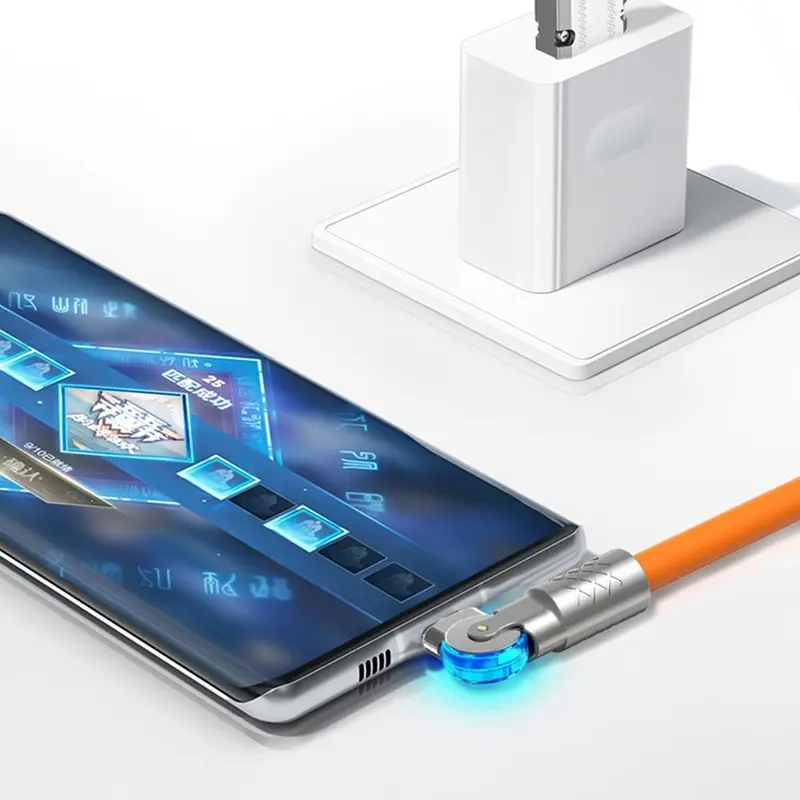 Foto Kabel Data Fast Charging Tipe C Micro USB 240W 1.5M Pengisian Cepat Type C Untuk Android OPPO REALME VIVO HUAWEI XIAOMI iPone Panjang Cable Metalthumb3