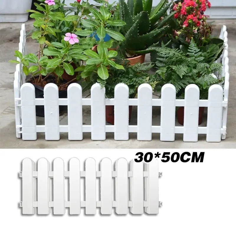 Pagar Dekoratif Plastik Pagar Kebun Shabby Chic Jual Satuan Untuk Taman Interior Easy Install