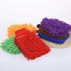 Sarung Tangan Cendol Mikrofiber 2 Sisi Kain Lap Pembersih Cuci Motor Mobil Serbaguna HM1000