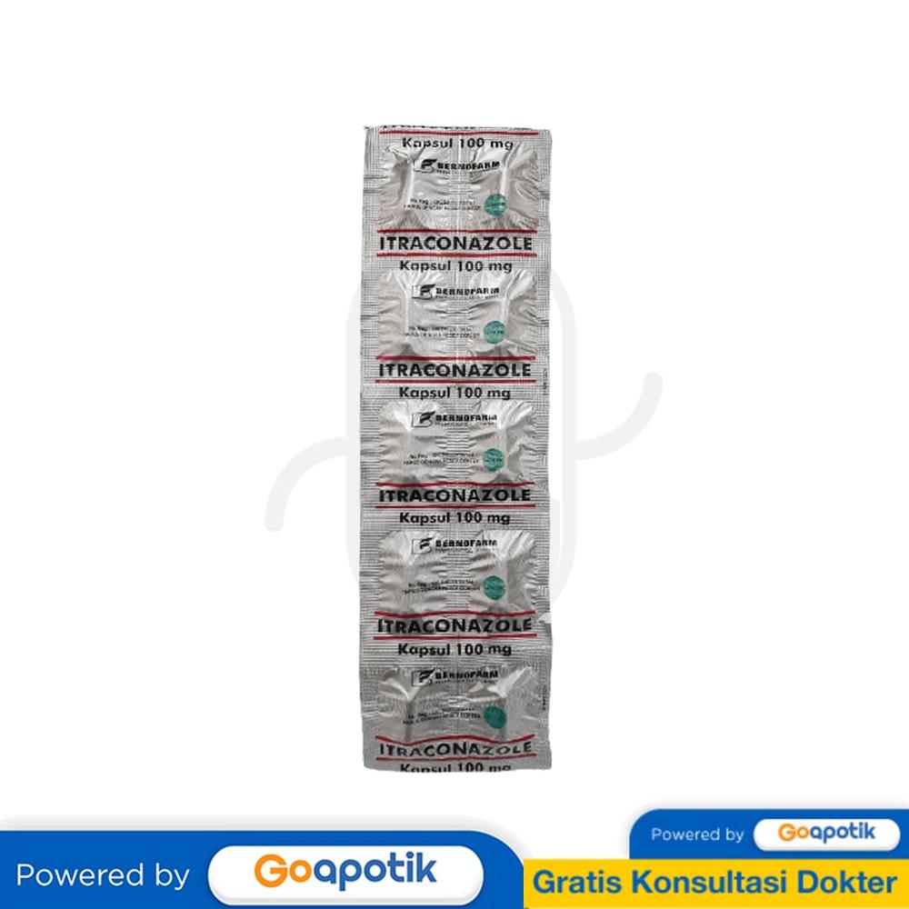 ITRACONAZOLE BERNOFARM 100 MG STRIP 10 KAPSUL