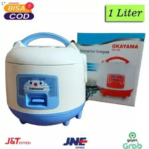 OKAYAMA 1,2 Liter Rice Cooker Mini Penanak Nasi Magicom 3 in 1 OK-105