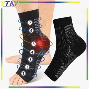 2pcs Kaos Kaki Compression Medis Untuk Diabetes Neuropathy Bantu Redakan Nyeri Kaki