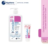 Gambar Ceradan Moisturising Body Wash 280 Ml & Ceradan Skin Barrier Cream 30g dari Hyphens Pharma Indonesia Kota Administrasi Jakarta Selatan 1 Tokopedia