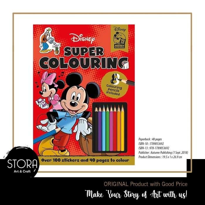 Gambar Mickey Mouse: Super Colouring Time Xtra Disney / Buku Mewarnai Import dari CENTRO TRADING Kota Bandung Tokopedia