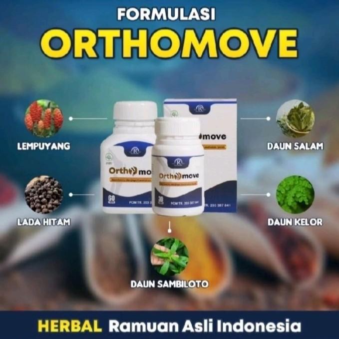 ORTHOMOVE - Herbal Nyeri gang Saraf Kejepit isi 30 Kapsul bpom