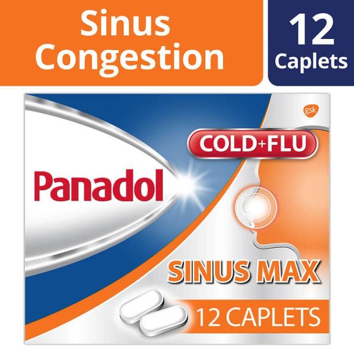 Termurah Panadol SinusMAX SINGAPORE , 12 CAPLETS