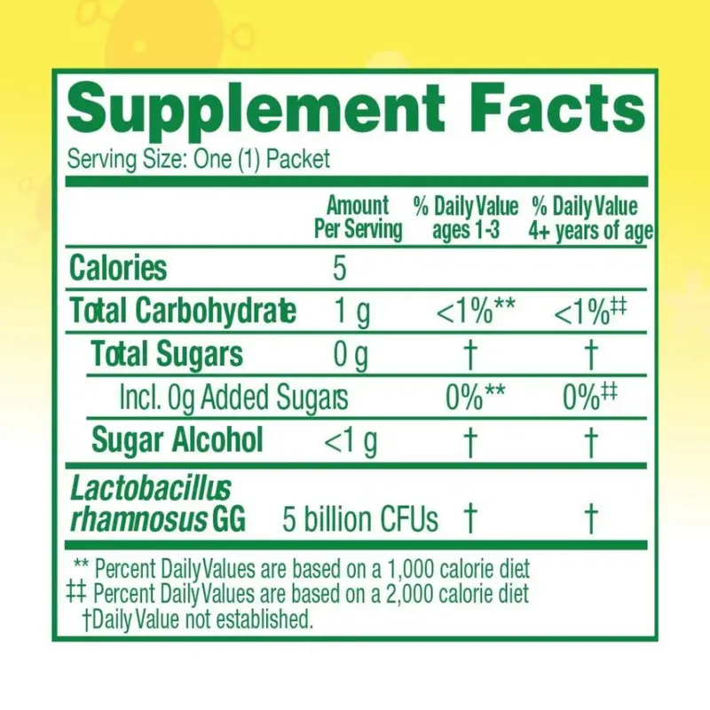 Culturelle Kids Purely Probiotics Age 1+ Years - 30 Packets 1