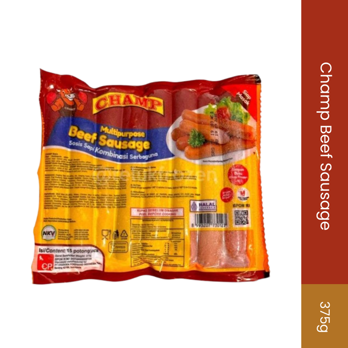 Gambar CHAMP Sosis Sapi Serbaguna 375gr dari Super Grosir Mama Kota Administrasi Jakarta Selatan Tokopedia