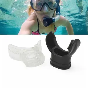 Paket Mouthpiece Diving Silikon Pendek Lembut Untuk Pemula Cocok Snorkeling Scuba Tahan Lama Hygienis