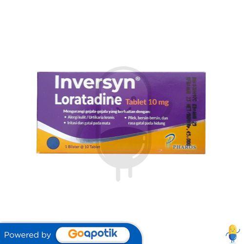 INVERSYN 10 MG BOX 10 TABLET