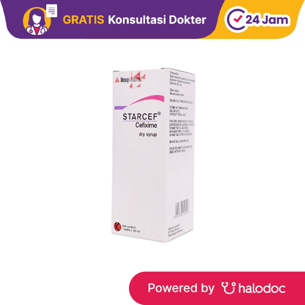 Starcef Dry Sirup 30 ml - Antibiotik - Halodoc