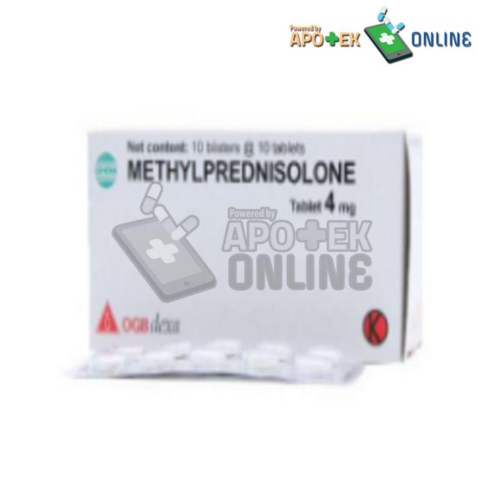 METHYL PREDNISOLON 4MG 1 STRIP ISI 10 TABLET