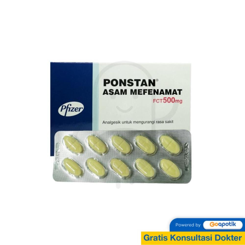 PONSTAN 500 MG BOX 100 TABLET / ANTI NYERI