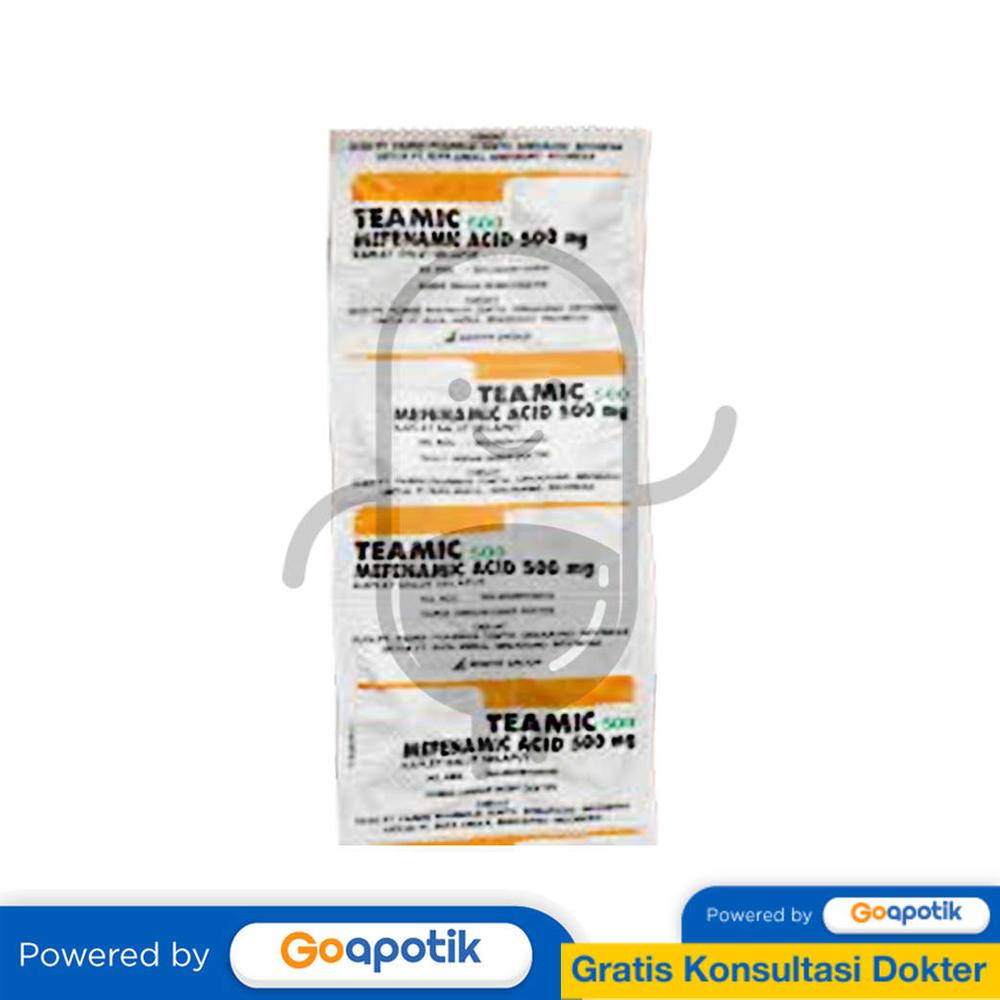 TEAMIC 500 MG STRIP 10 KAPLET