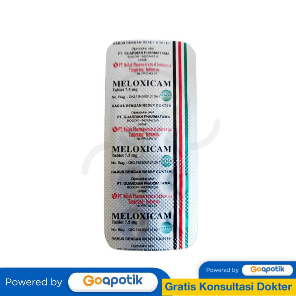 MELOXICAM NULAB 7.5 MG STRIP 10 TABLET