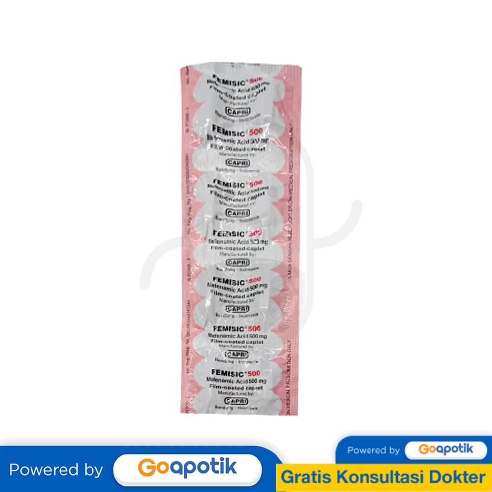 FEMISIC 500 MG STRIP 10 KAPLET