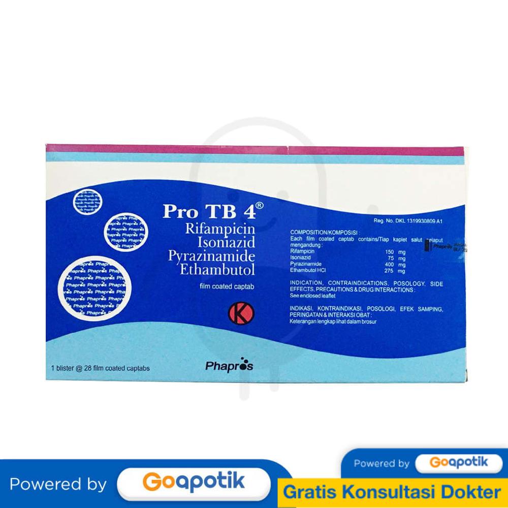 PRO TB 4 BOX ISI 28 TABLET