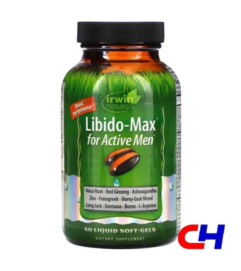 Irwin Naturals Libido-Max for Active Men 60 Softgels