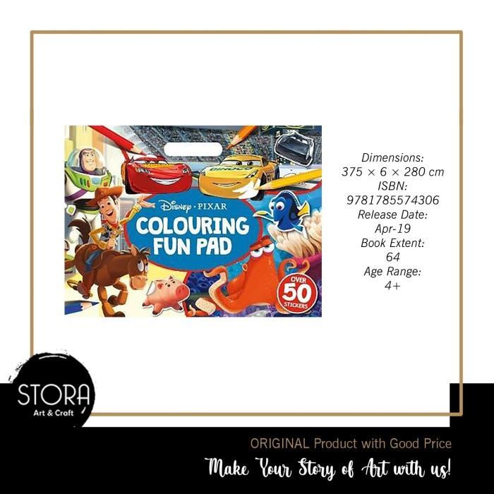 Gambar Disney Pixar Mixed: Colouring Fun Pad / Coloring books / Buku mewarnai dari CENTRO TRADING Kota Bandung Tokopedia