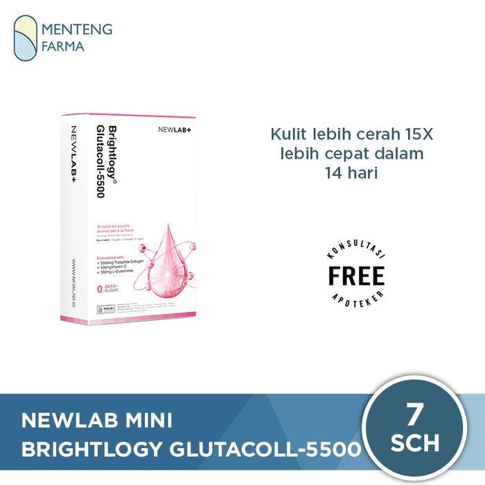 Gambar Newlab Mini Brightlogy GlutaColl-5500 7 Sachet - Minuman Kolagen Untuk mencerahkan Kulit dari Menteng Farma Kota Administrasi Jakarta Pusat Tokopedia
