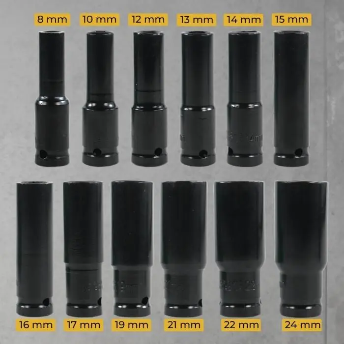 TSR - [Ecer] Mata Kunci Sok Impact Driver Socket Sleeve Impact Wrench Mata Shock