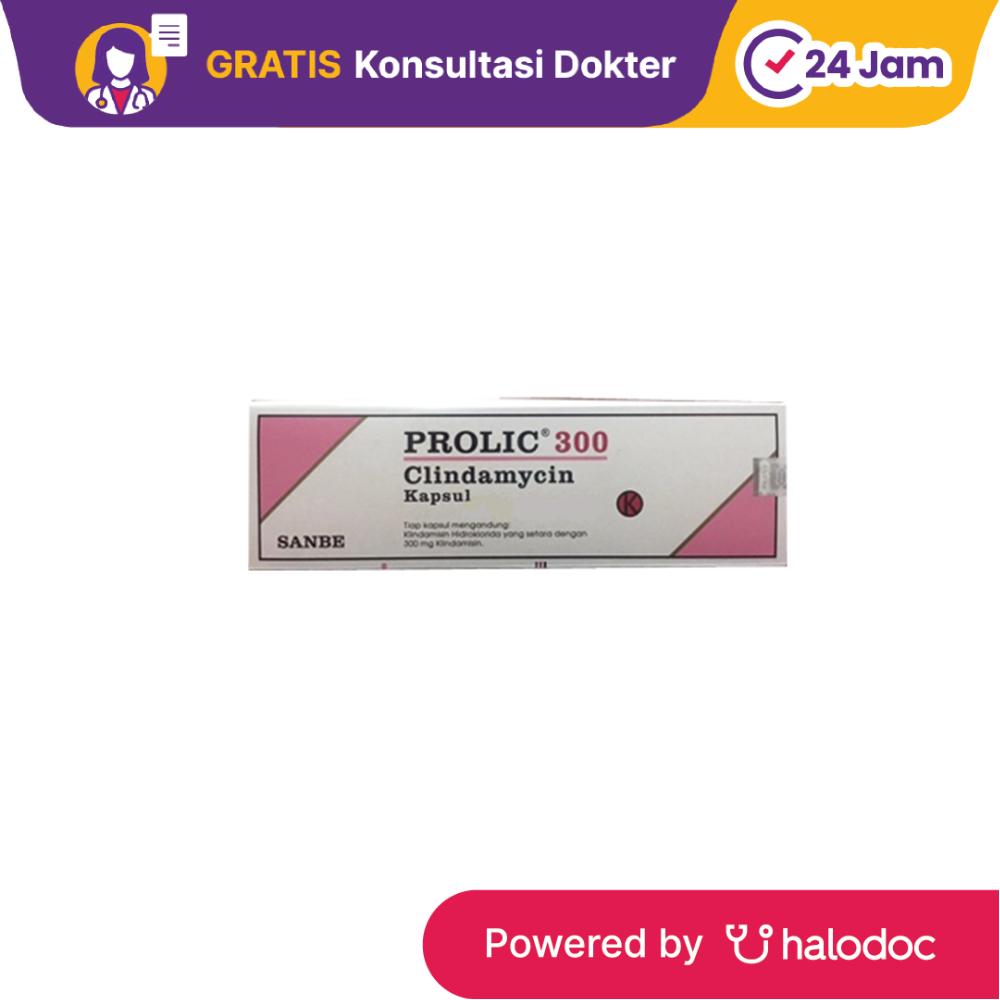 Prolic 300 mg 10 Kapsul - Antibiotik - Halodoc