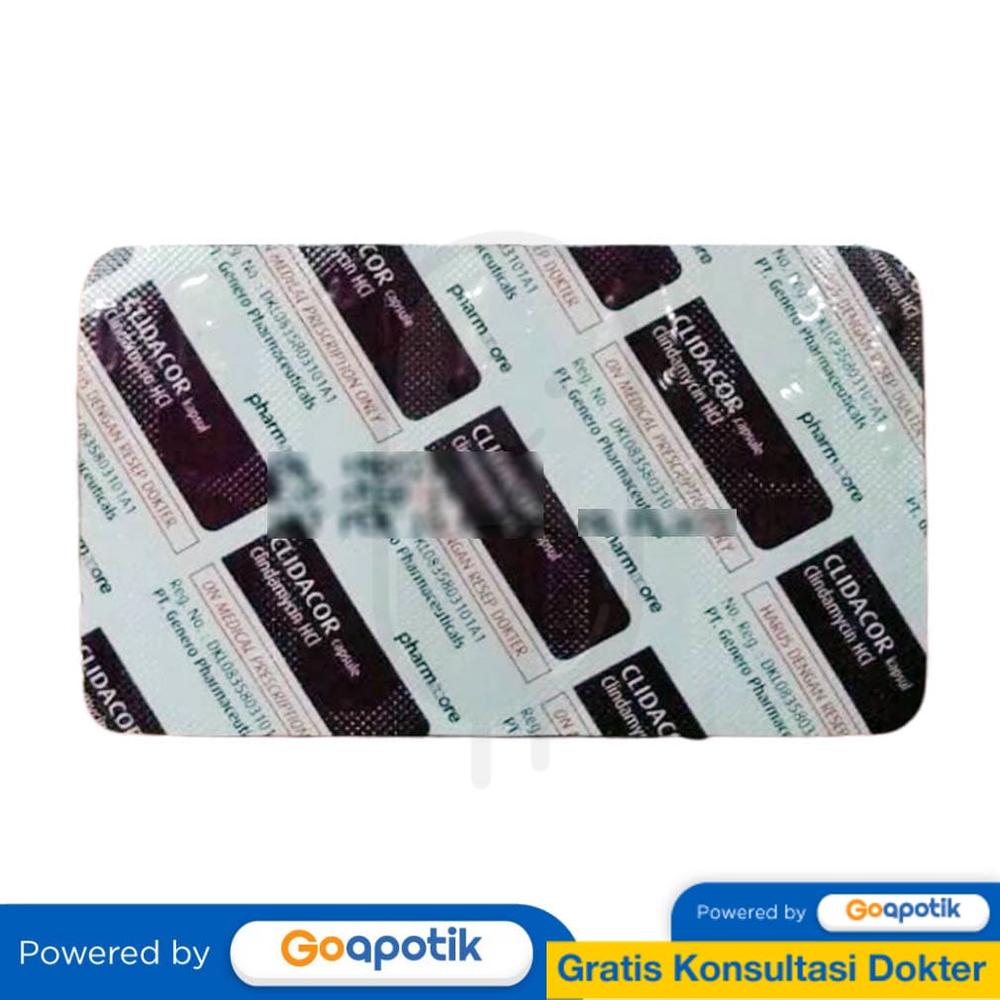 CLIDACOR 300 MG STRIP 10 KAPSUL