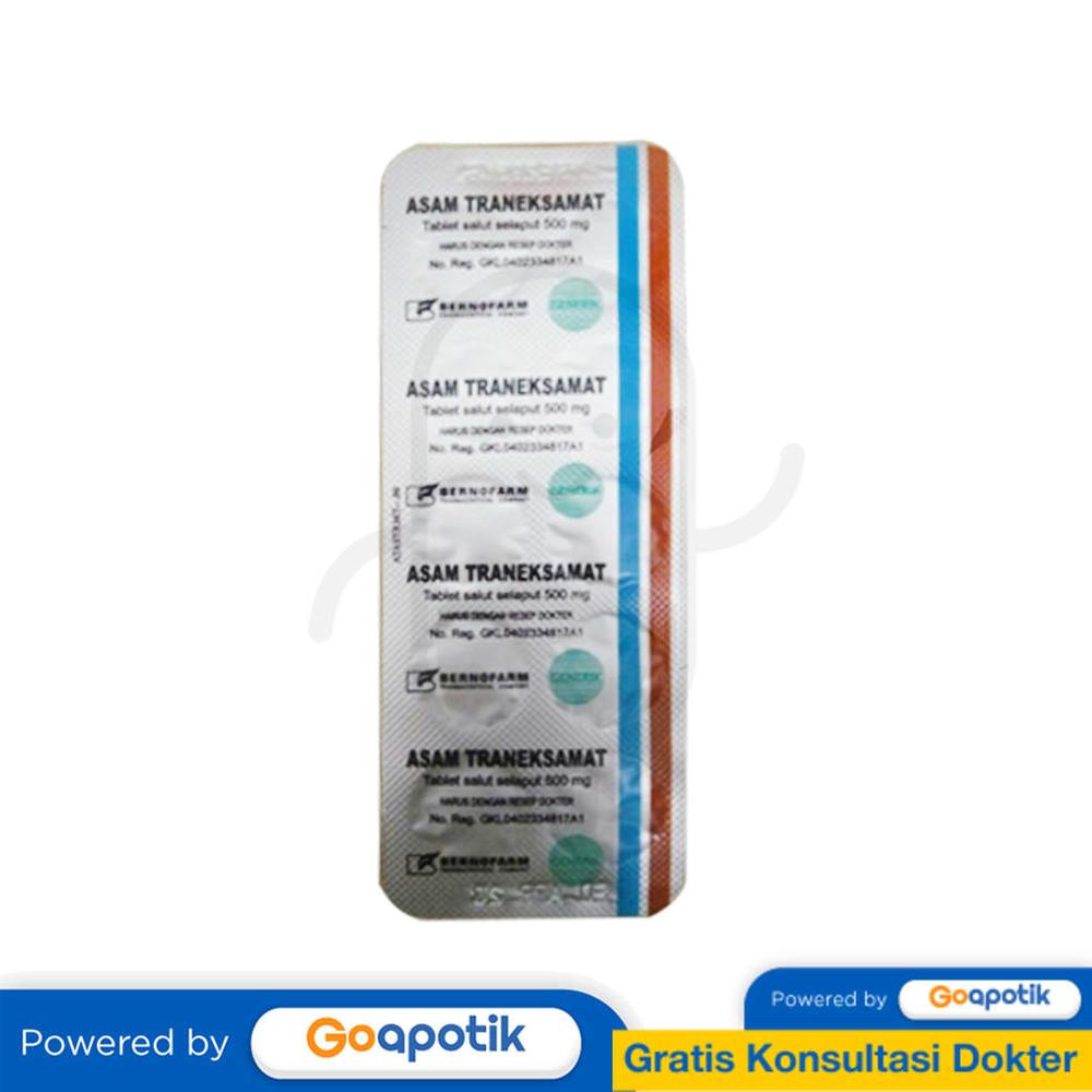 TRANEXAMIC ACID BERNOFARM 500 MG STRIP 10 TABLET