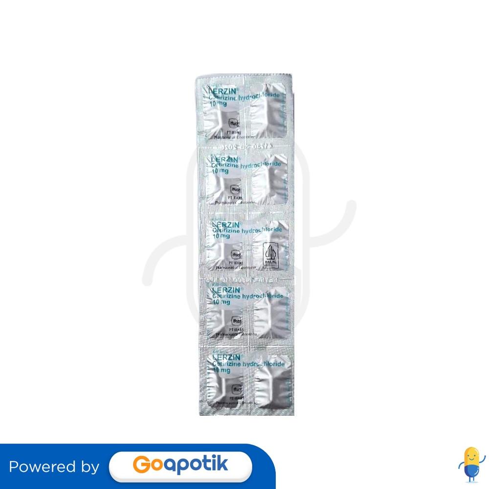 LERZIN 10 MG STRIP 10 KAPSUL