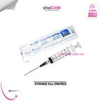 Gambar Syringe Onemed Disposable Syringe Jarum Spuit 5cc Onemed (BOX) dari APOTEK SHECAN Kota Administrasi Jakarta Barat 2 Tokopedia