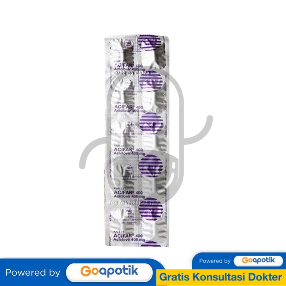 ACIFAR 400 MG STRIP 10 KAPLET