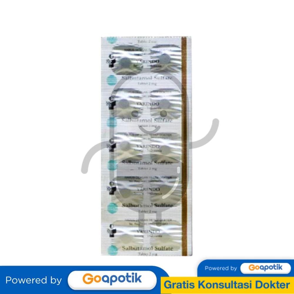 SALBUTAMOL YARINDO 2 MG STRIP 10 TABLET