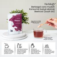 Gambar Herbilogy Beet Extract Powder 75 gr - Bubuk Ekstrak Buah Bit dari Menteng Farma Kota Administrasi Jakarta Pusat 2 Tokopedia
