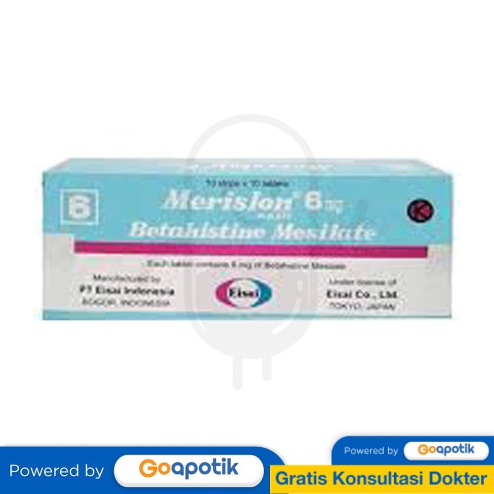MERISLON 6 MG BOX 100 TABLET