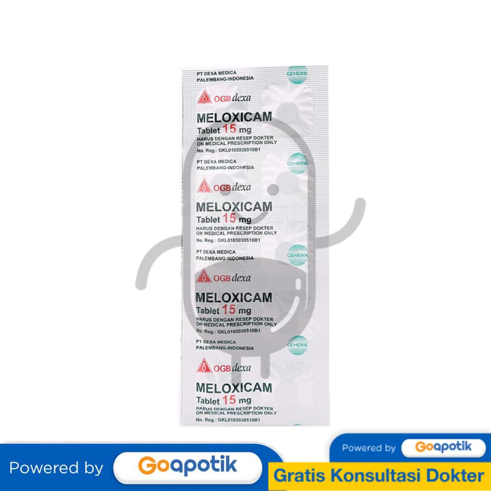 MELOXICAM OGB DEXA MEDICA 15 MG STRIP 10 TABLET / ANTI NYERI