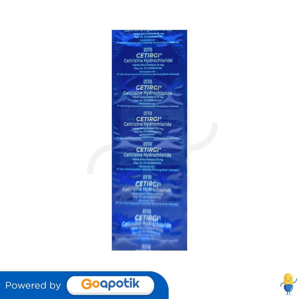 CETIRGI 10 MG STRIP 10 TABLET