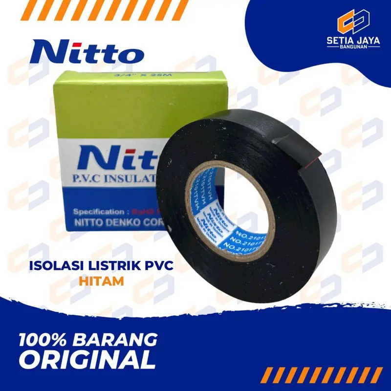 Isolasi / Solasi / Lakban Listrik / Kabel / Cabel Nitto PVC Tape 0