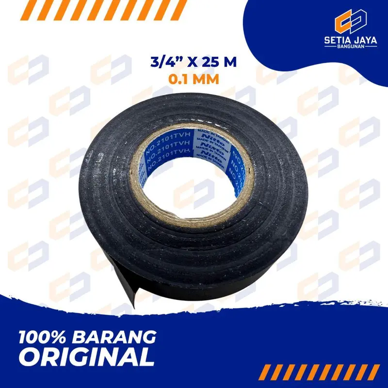 Isolasi / Solasi / Lakban Listrik / Kabel / Cabel Nitto PVC Tape 1