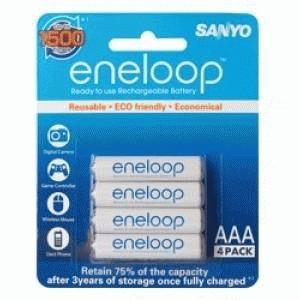 Gambar Jual Batre / Batere / Baterai / Battery Sanyo Eneloop AAA / A3 800mAh Isi 4pc 1500x charge Made In Japan dari Multiplus shop Kota Administrasi Jakarta Pusat Tokopedia