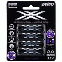 Gambar Jual Batre / Batere / Baterai / Battery Sanyo Eneloop XX (Double Cross) 4xAA 2500mAh dari Multiplus shop Kota Administrasi Jakarta Pusat 1 Tokopedia