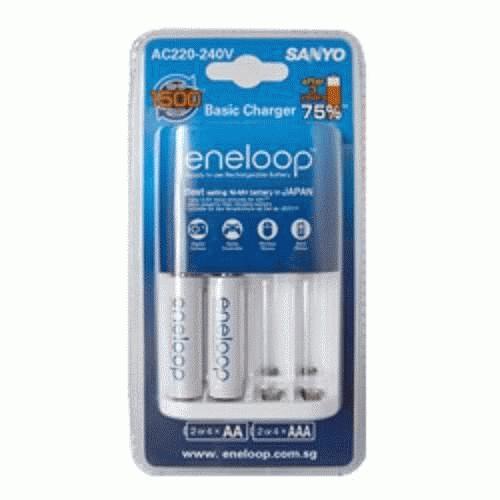Gambar Jual Eco Eneloop Charger include 2 Batre / Batere / Baterai / Battery Sanyo Eneloop AA / A2 2000mAh 1500x (batre Made In Japan) dari Multiplus shop Kota Administrasi Jakarta Pusat Tokopedia