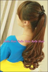 Gambar Hair Ponytail Premium Human dari Hayyas Shop Kab. Sidoarjo 2 Tokopedia