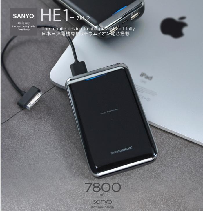 Gambar Power Bank Sanyo Probox 7800 mAh Japan Technology dari RainzShop Kota Tangerang Tokopedia